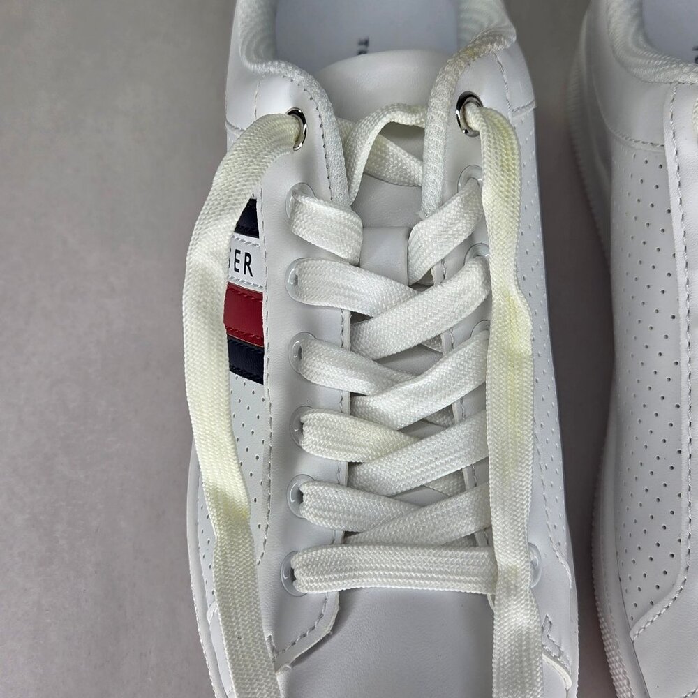 NWOT Tommy Hilfiger Women's Jallya Perforated Court Sneakers - Picture 7 of 8